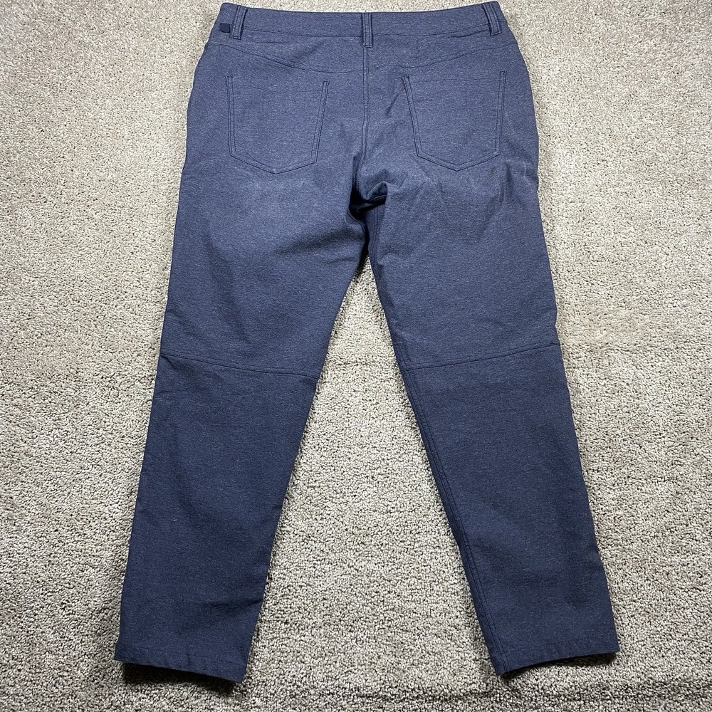 Lululemon ABC Pant‎ Slim Tech Canvas Grey LM5983S Mens 36x28 Technical Wear